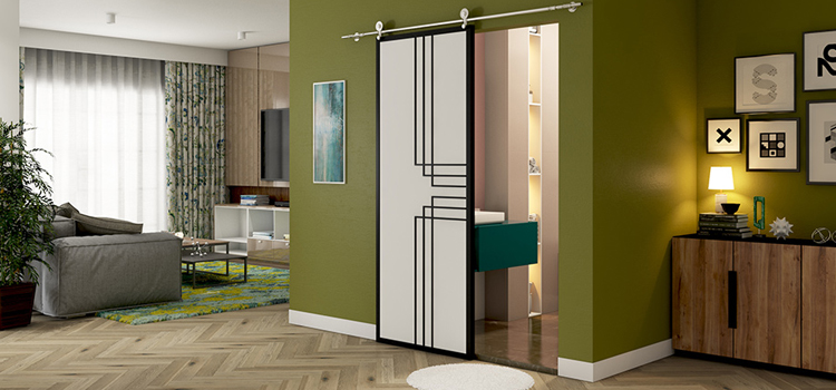 sliding bathroom door installation in Lucas Valley-Marinwood